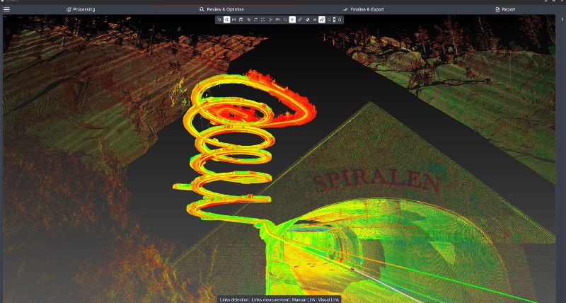 Spiralen point cloud